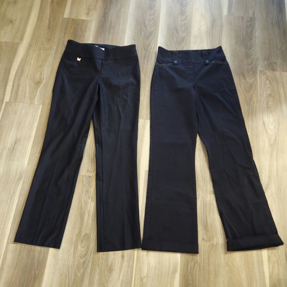 Women's Black Pants Set Size 9 And 10